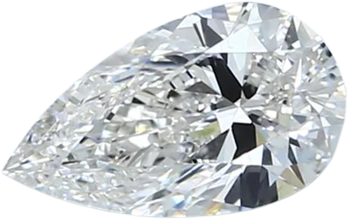 1 Carat H VS1 Pear Natural Diamond