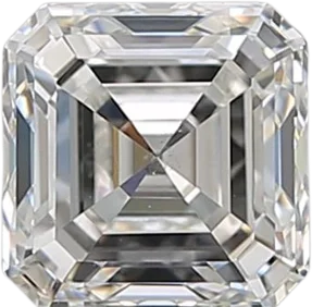 1.01 Carat G VS2 Asscher Natural Diamond