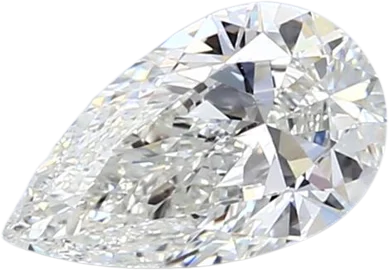 1.02 Carat H VS1 Pear Natural Diamond