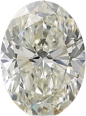 1.5 Carat K SI1 Oval Natural Diamond