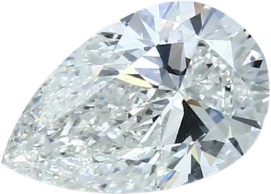 1.5 Carat F SI1 Pear Natural Diamond