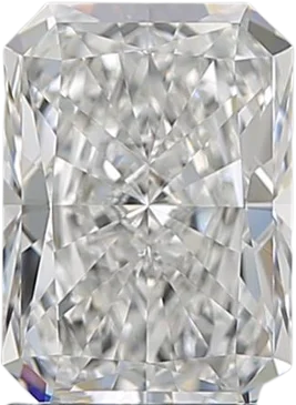 1.52 Carat F IF Radiant Natural Diamond