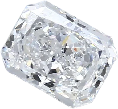 1.53 Carat D SI1 Radiant Natural Diamond