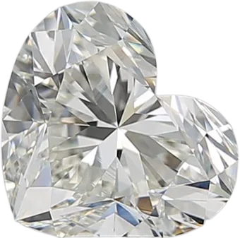 1.55 Carat J VVS2 Heart Natural Diamond