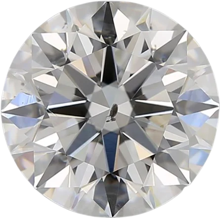 1.56 Carat H SI1 Round Natural Diamond