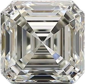 1.7 Carat K VS2 Asscher Natural Diamond