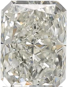 2.01 Carat J VS2 Radiant Natural Diamond