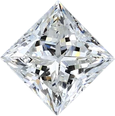 2.02 Carat H SI1 Princess Natural Diamond