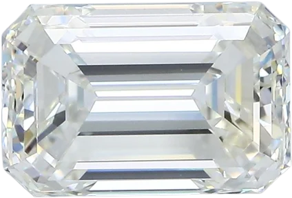 3.01 Carat J VS2 Emerald Natural Diamond