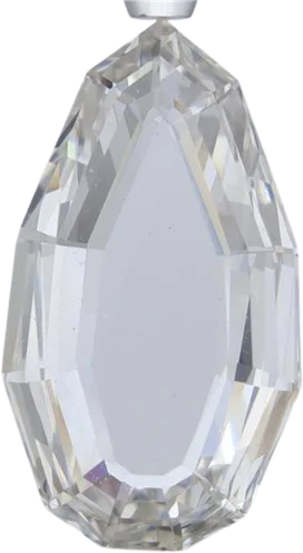 3.14 Carat H VVS1 Pear Natural Diamond