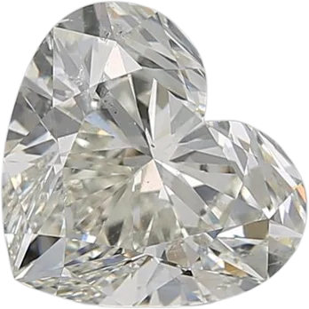 3.26 Carat K SI2 Heart Natural Diamond