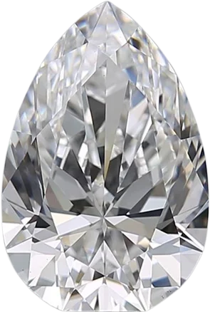 3.51 Carat D VS1 Pear Natural Diamond