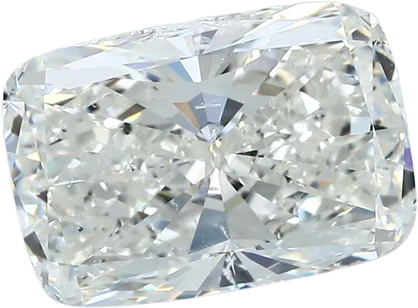 4.02 Carat J SI2 Elongated Cushion Natural Diamond