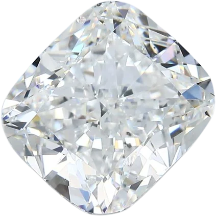 5.02 Carat F SI1 Elongated Cushion Natural Diamond