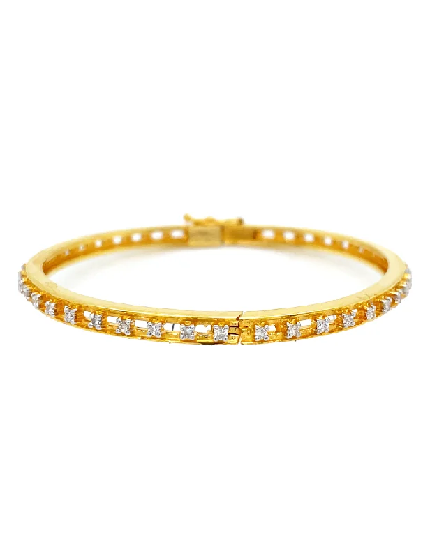 Diamond Bracelet 18 Kt Gold