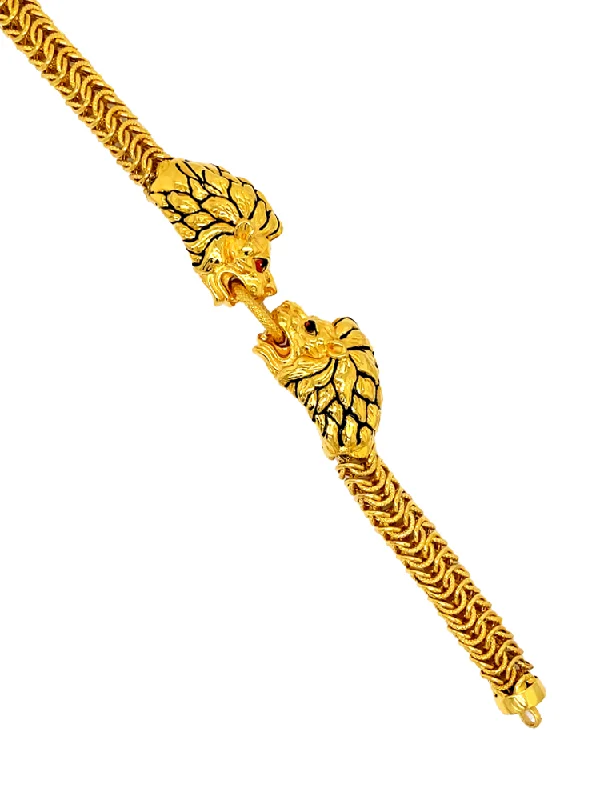 Gold 22 Kt Men's Bracelet