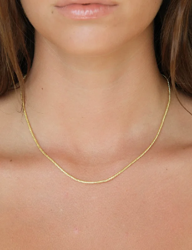 Snake Necklace Chain Gold