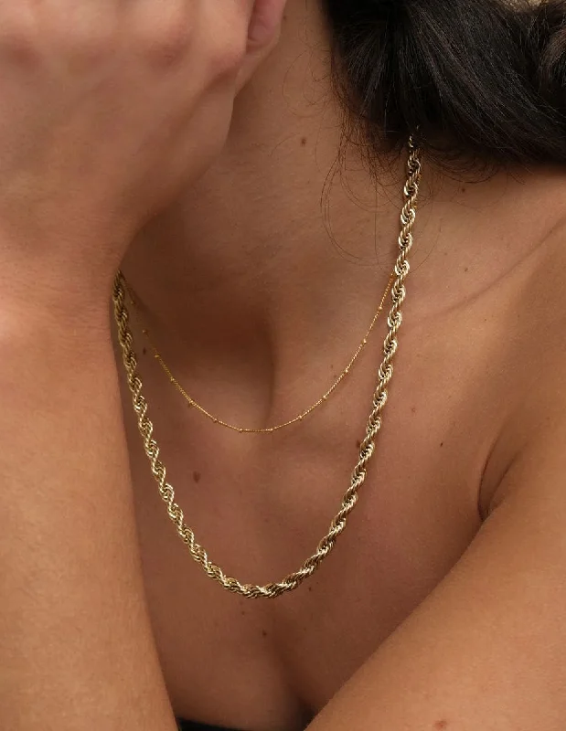 Stockholm Chain Necklace - 18ct Gold Vermeil