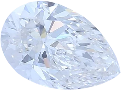 0.5 Carat G VVS1 Pear Lab Diamond