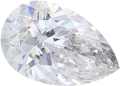 0.61 Carat F SI1 Pear Lab Diamond