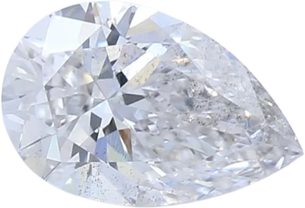 0.61 Carat F SI1 Pear Lab Diamond