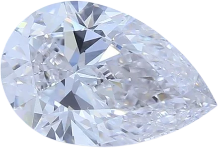 0.7 Carat H VVS2 Pear Lab Diamond