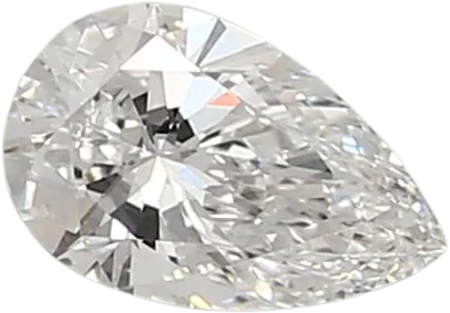 0.79 Carat D vvs1 Pear Lab Diamond