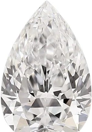 1 Carat D vvs2 Pear Lab Diamond