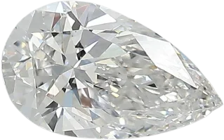 1 Carat E VVS2 Pear Lab Diamond