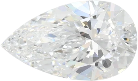 1.04 Carat D VVS2 Pear Lab Diamond