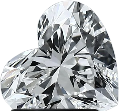 1.59 Carat E VVS2 Heart Lab Diamond