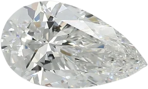 1.61 Carat E VVS2 Pear Lab Diamond