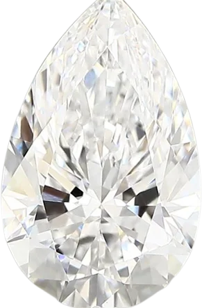 1.65 Carat D vvs2 Pear Lab Diamond