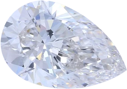 1.75 Carat G VVS2 Pear Lab Diamond