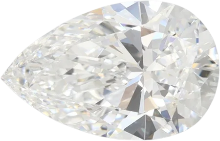 1.93 Carat D IF Pear Lab Diamond