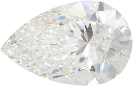 1.95 Carat E IF Pear Lab Diamond