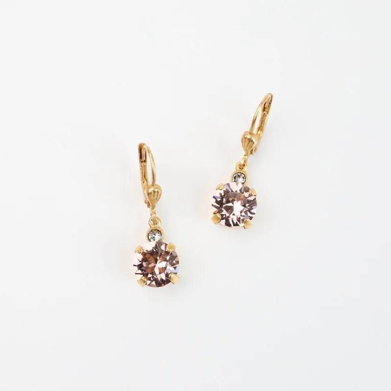 Small Blush Drop Earring