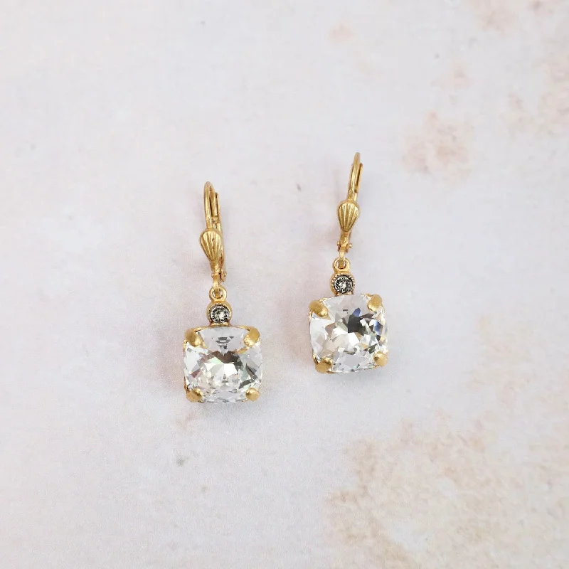 Medium Crystal Drop Earring