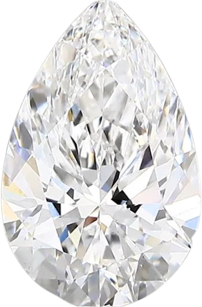 2 Carat D vs1 Pear Lab Diamond