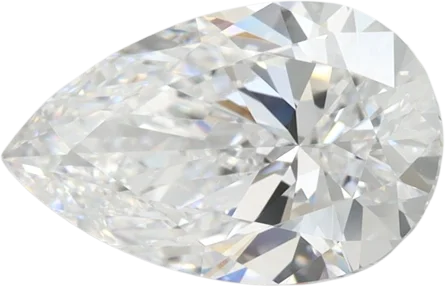 2.01 Carat D IF Pear Lab Diamond