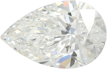 2.01 Carat E IF Pear Lab Diamond