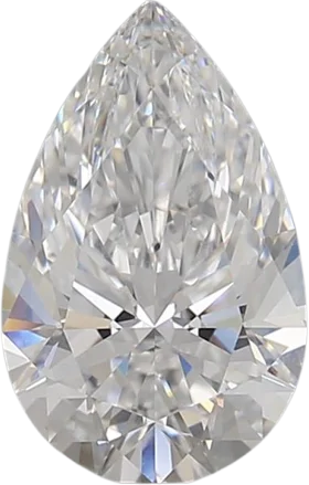 2.03 Carat D VVS1 Pear Lab Diamond