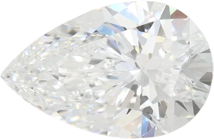 2.06 Carat D VVS1 Pear Lab Diamond