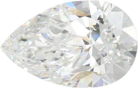 2.5 Carat E IF Pear Lab Diamond