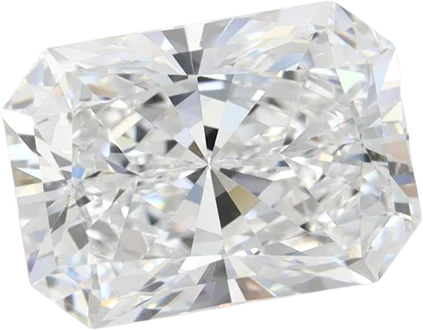 2.53 Carat D VVS1 Radiant Lab Diamond