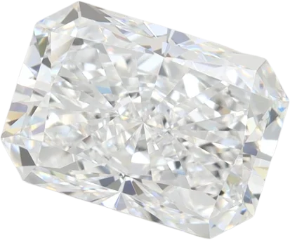 2.53 Carat D VVS1 Radiant Lab Diamond