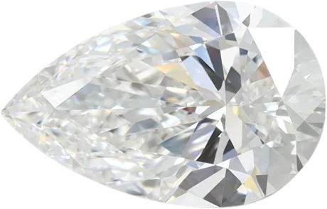 2.55 Carat E VVS2 Pear Lab Diamond