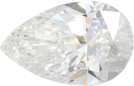 2.8 Carat E VVS2 Pear Lab Diamond