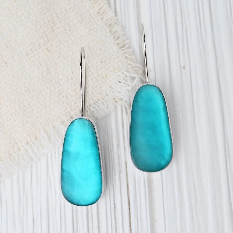 Turquoise Oval Earrings