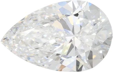 3.3 Carat D VVS2 Pear Lab Diamond